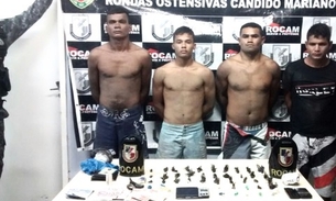 Quatro homens são presos com drogas na comunidade do Caps 