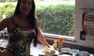  Gracyanne Barbosa ensina receita de rabanada light e proteica