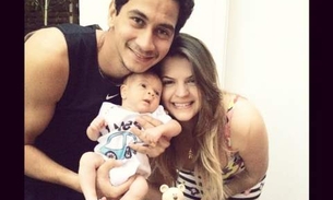 Paulo Henrique Ganso comemora primeiro mês do filho