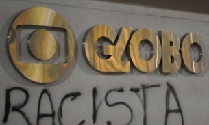 Globo é alvo de pichação por causa de série 