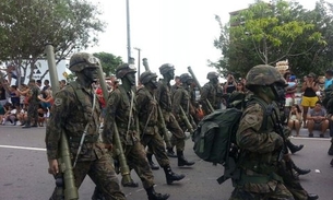 Veja em fotos desfile militar de 7 de Setembro em Manaus