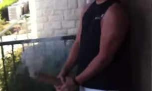 Flagrante de acidente com fogos atinge jovem na virilha