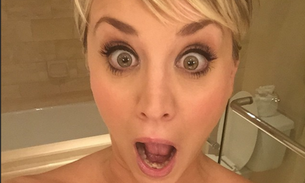 Kaley Cuoco, estrela de Big Bang Theory, aparece roncando em vídeo