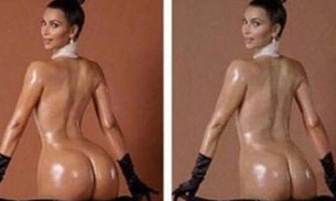  Vazam supostas fotos de ensaio nu de Kim Kardashian sem Photoshop