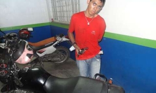 Assaltante de posto de combustível enfrenta polícia e é preso