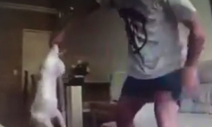Vídeo de suposto empresário agredindo cachorro revolta internautas e famosos