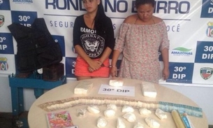 Mulheres são presas com quatro quilos de cocaína