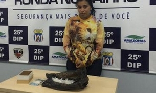 Mulher que escondia droga dentro de tubulação falsa é presa  