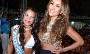 Com pernões de fora, Sabrina Sato participa de concurso de Musas da Vila Isabel
