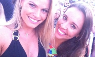 Ex-BBB Natália Casassola é flagrada aos beijos com ex-Fazenda, Angelis Borges