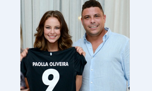 Paola Oliveira fecha parceria com Ronaldo Fenômeno 