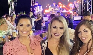 Ex-bbbs Ivy e Anamara estavam em show clandestino do cantor Bruno