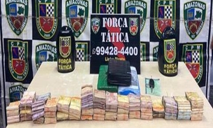 Traficante é preso com bolada em dinheiro em casa de forró em Manaus