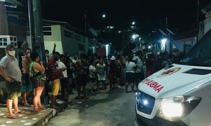 Vídeo: Homem surta ao brigar com esposa e família e ameaça se matar em Manaus