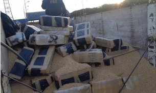 Caminhoneiro de 51 anos é preso com 3,3 toneladas de maconha escondida em carga de soja