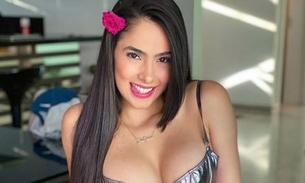 Juliana Bonde empina bumbum de fio dental e leva seguidores ao delírio