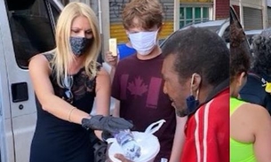 Val Marchiori entrega marmitas após ser detonada por vídeo com Bia Doria