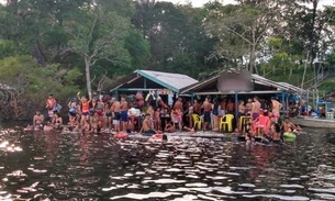 Polícia fecha flutuante no Tarumã por superlotação e faz nova descoberta 