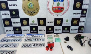 Polícia prende suspeitos de integrar quadrilha que roubava e clonava veículos em Manaus 