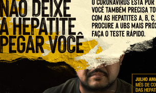 Não deixe a hepatite pegar você!