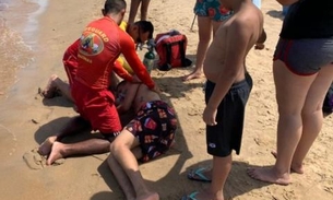 Jovem quase morre afogado ao ir nadar na Ponta Negra