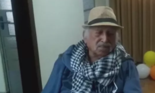 Família promove carreata para comemorar aniversário de 101 anos de idoso