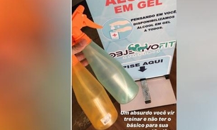Aluno é agredido por dono de academia ao cobrar álcool para limpeza das mãos e aparelhos