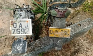 Polícia encontra cemitério de desmanche de motocicletas no Amazonas 
