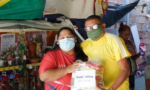 Manaus Solidária doa cestas básicas para quilombo São Benedito
