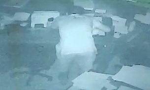 Clínica é furtada durante madrugada em Manaus e câmeras registram tudo 