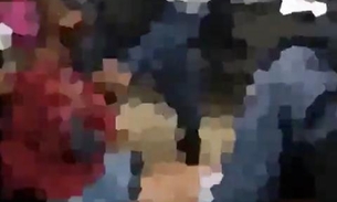 Vídeo: Amarrados e ensanguentados, reféns de assalto são salvos pela polícia em Manaus