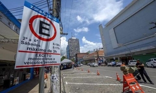 Zona Azul vai continuar liberada até o fim do mês em Manaus 