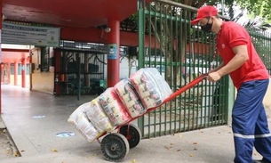 Escolas recebem 90 toneladas de alimentos com volta às aulas em Manaus