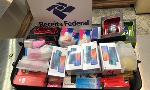 Alfândega apreende equipamentos eletrônicos no aeroporto de Manaus