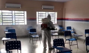 Aulas são suspensas em oito escolas para desinfecção em Manaus 