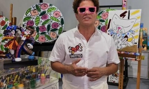 Romero Britto ignora perguntas de Pedro Bial após polêmica