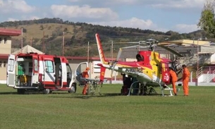 Criança é internada após explosão de bomba na boca