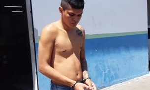 Jovem que assaltou e esfaqueou vítima em ponto de ônibus é preso em Manaus