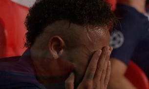Neymar cai no choro após PSG perder para o Bayern de Munique