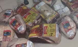 Homem é preso suspeito de roubar 50kg de carne em supermercado
