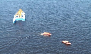 Bombeiros procuram publicitário  que  pulou da Ponte Rio  Negro 