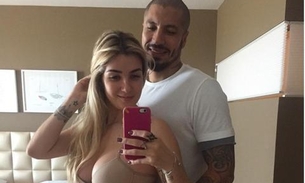 Ex-BBBs Aline e Fernando anunciam nome do primeiro filho