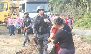 Homem ateia fogo no próprio corpo em reintegração de posse em Manaus