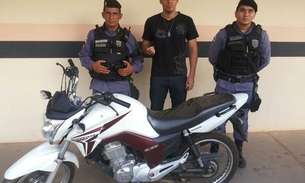 Moto roubada em Manaus é achada em Coari