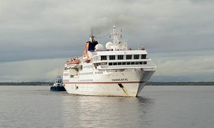 M/S Adonia ancora em Manaus pela primeira vez