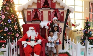  Papai Noel do Manaus Plaza Shopping se despede das crianças