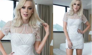 Sophia Abrahão surpreende ao aparecer com cabelo platinado