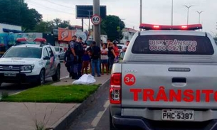 Homem morre na Torquato Tapajós e engarrafamento chega à Max Teixeira