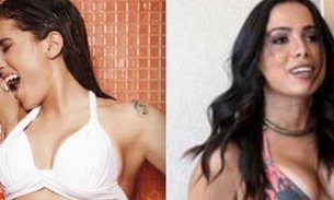 Corpo ‘real' de Anitta é criticado após foto tirando roupa no elevador; compare