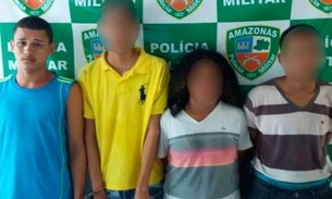 Com carro roubado, quarteto é detido após assalto à padaria